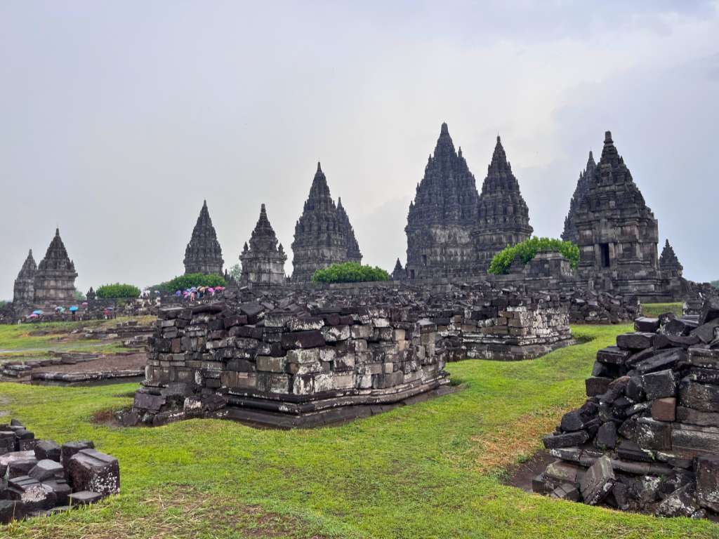 Spires of Prambanan Temple