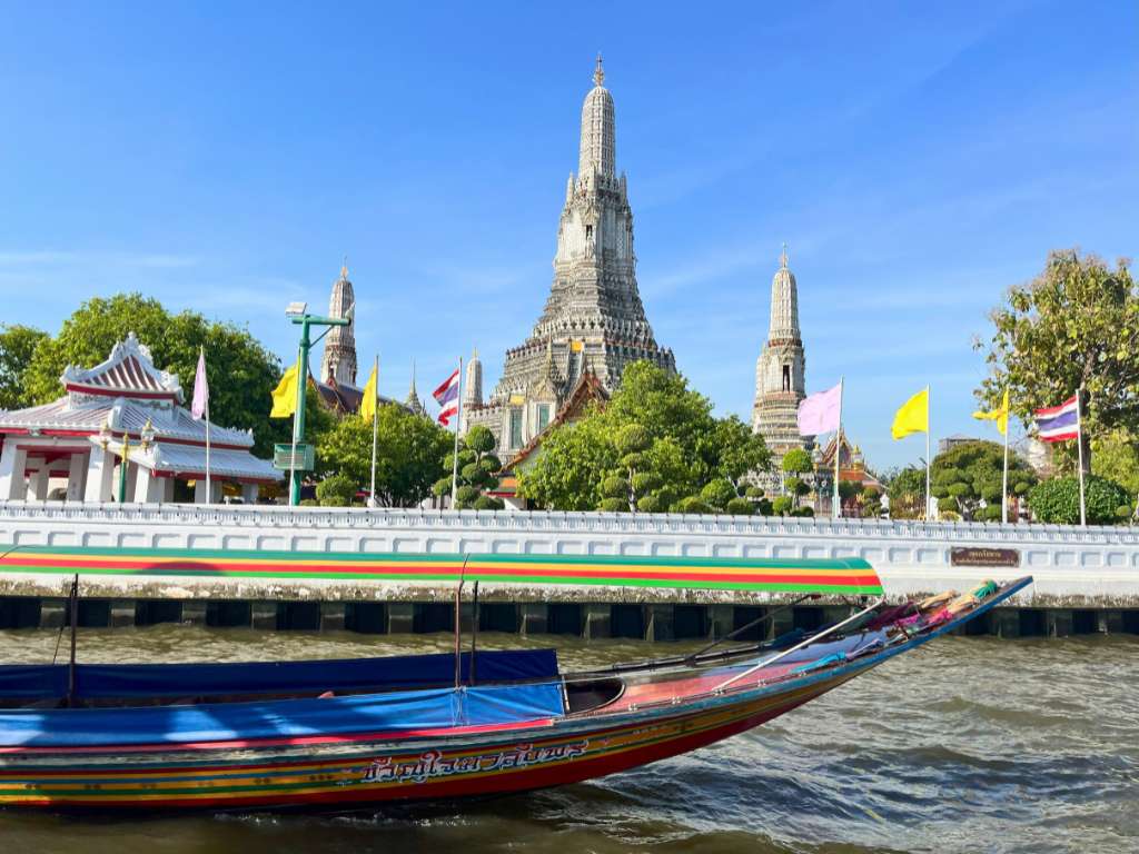 Temple of Dawn from the boat