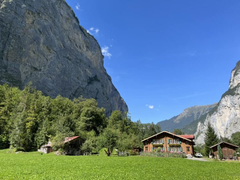 swiss chaelet in the lauterbrunnen valley