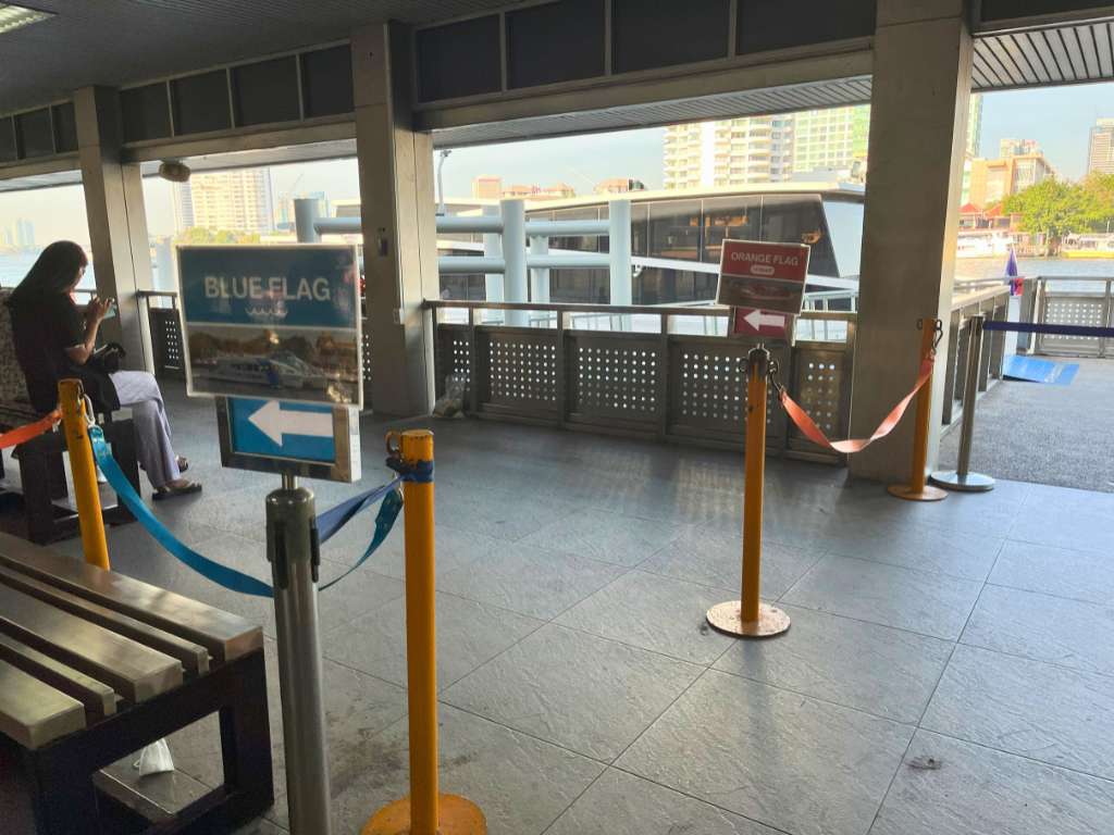 Chao Phraya River Taxi Flag Signs