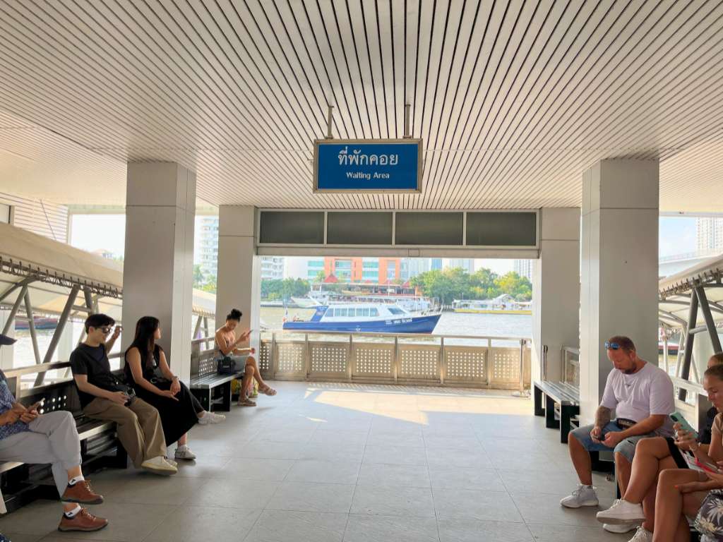 Chao Phraya River Taxi Waiting Area