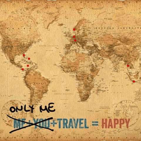 Only Me + Travel = Happy