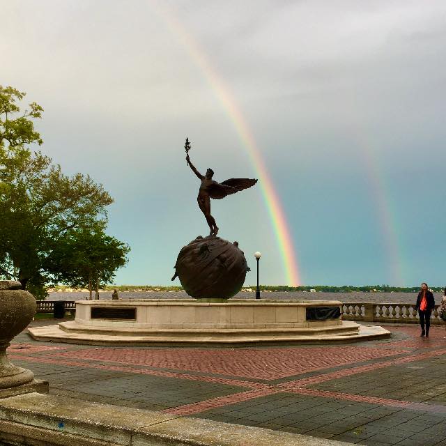 Double Rainbow at Memorial Park