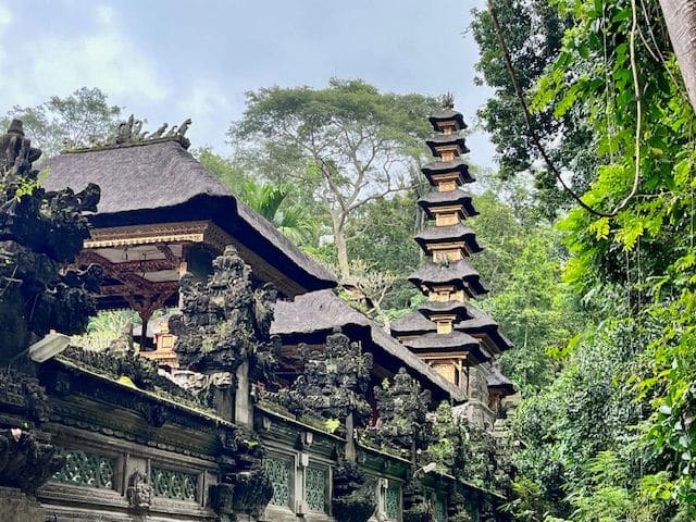 Pagoda at Camphuan Ridge Walk Ubud