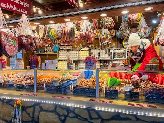 Christmas Market candied nut stall