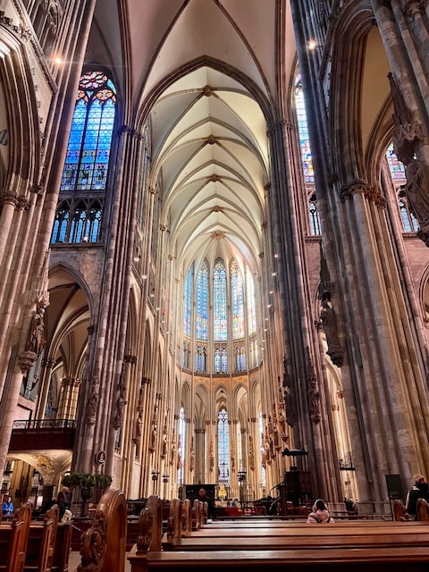 Inside cologne cathedral