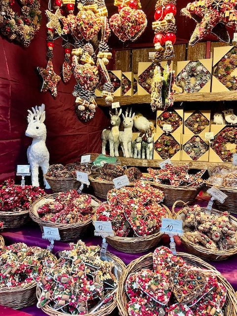 Scented wreaths german christmas market