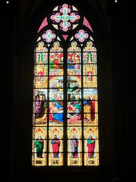 Stained glass window