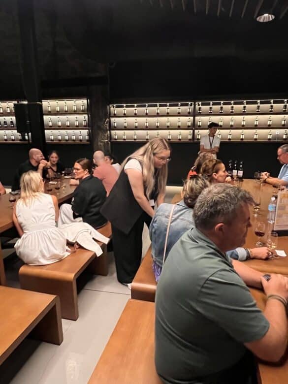 Calem wine tour tasting