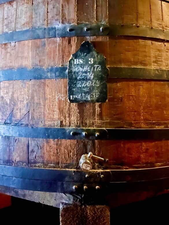 Tap on Calem wine barrel Tap on Calem wine barrel
