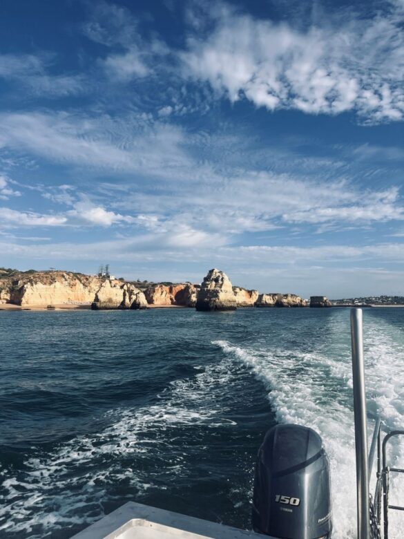 looking behind boat in lagos