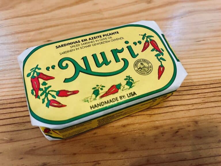 wrapped sardine tin porto