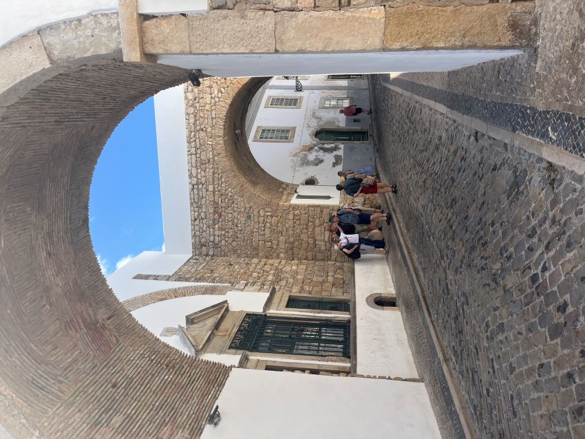 City walls in Faro